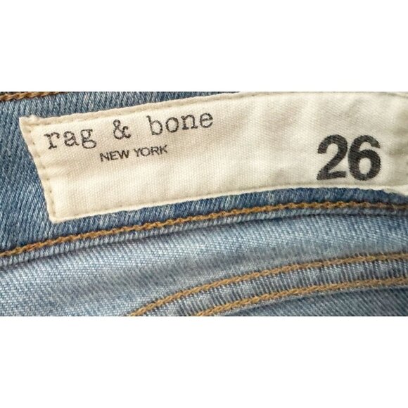 RAG & BONE Cate Mid Rise Ankle Straight Camo Print Jeans Sz 26 - Picture 7 of 8